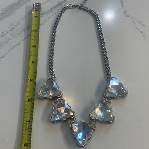 Chunky costume crystal necklace